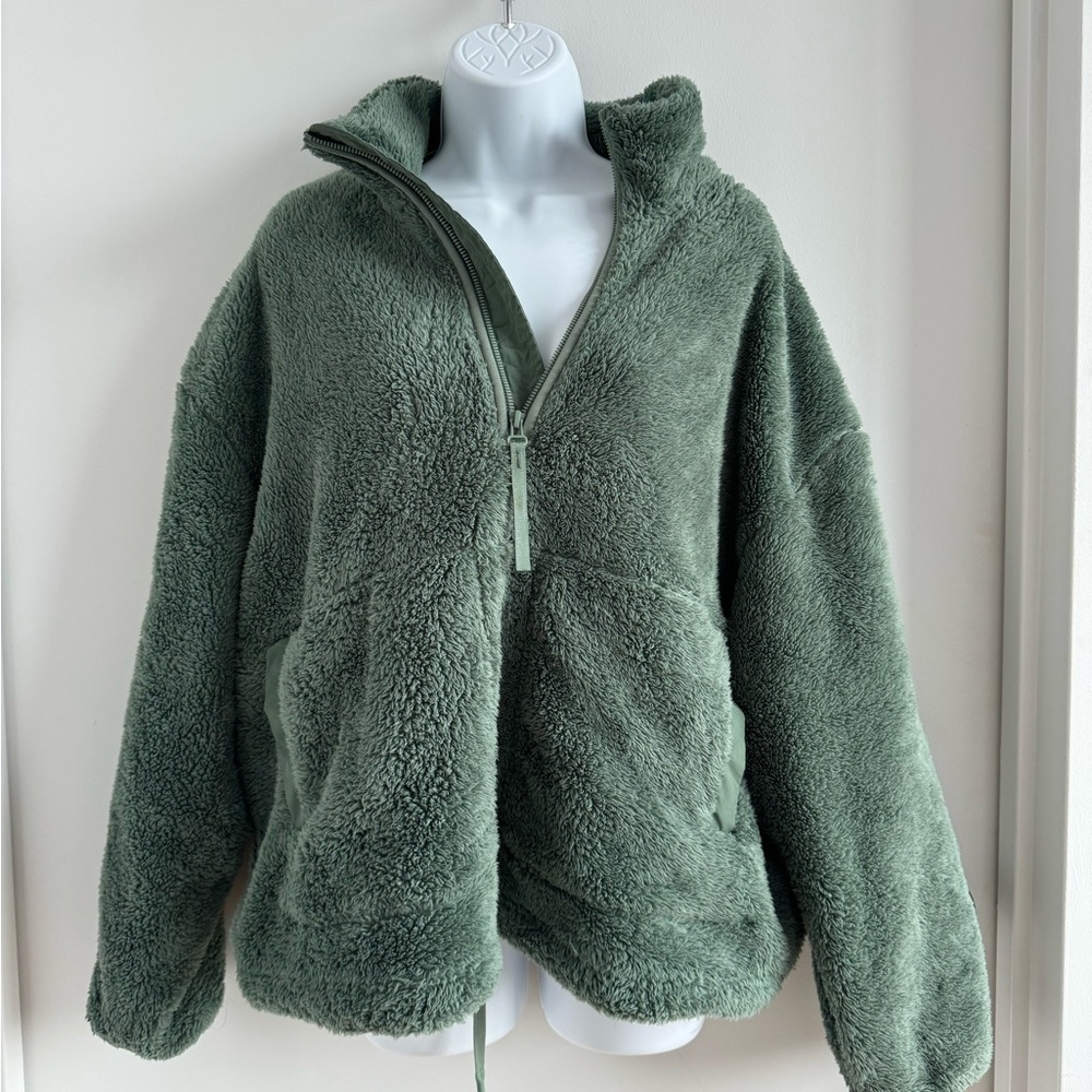 All In Motion Green Fleece Jacket